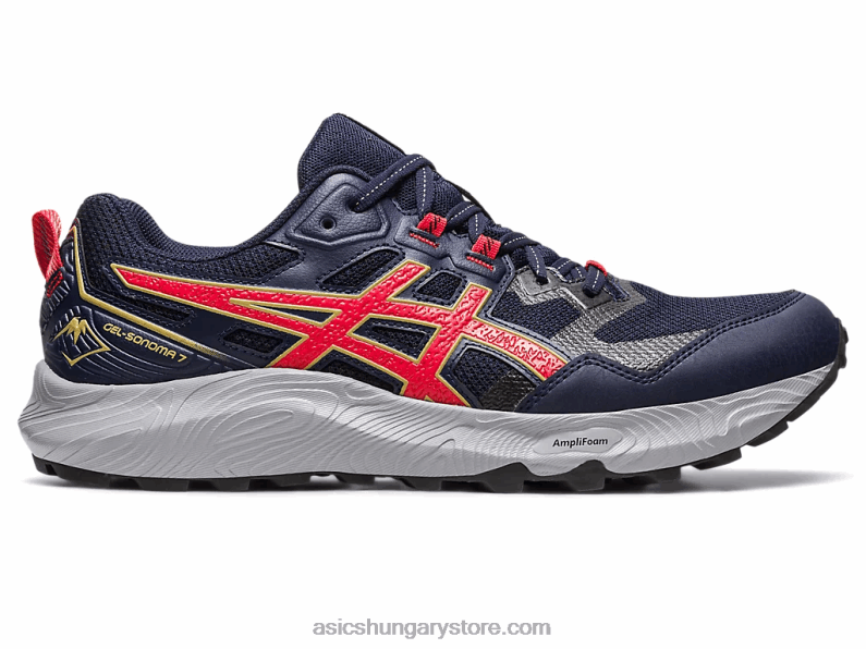 gél-sonoma 7 Asics 0BNZ0116 éjfél/elektromos piros