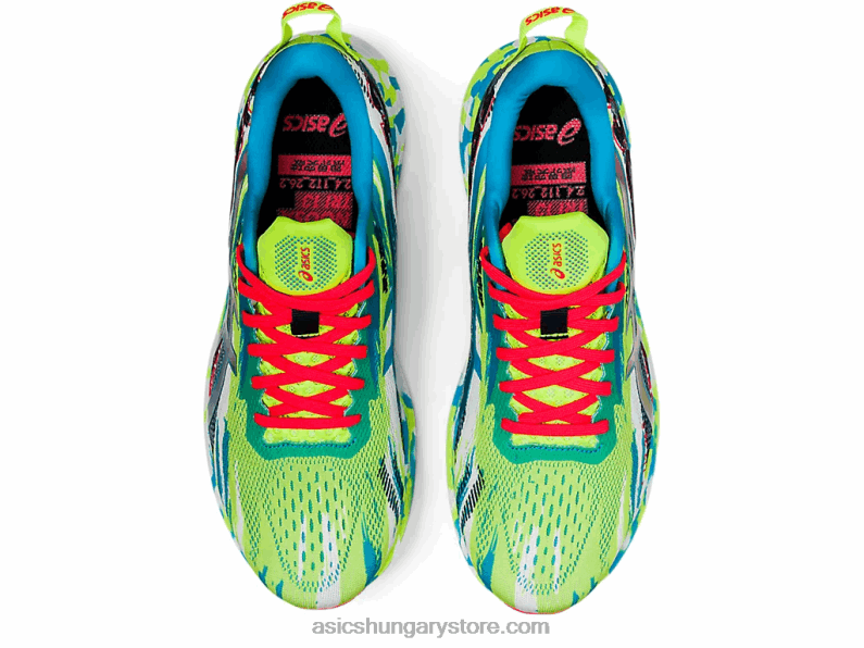 noosa tri 13 Asics 0BNZ01908 hazard green/digital aqua