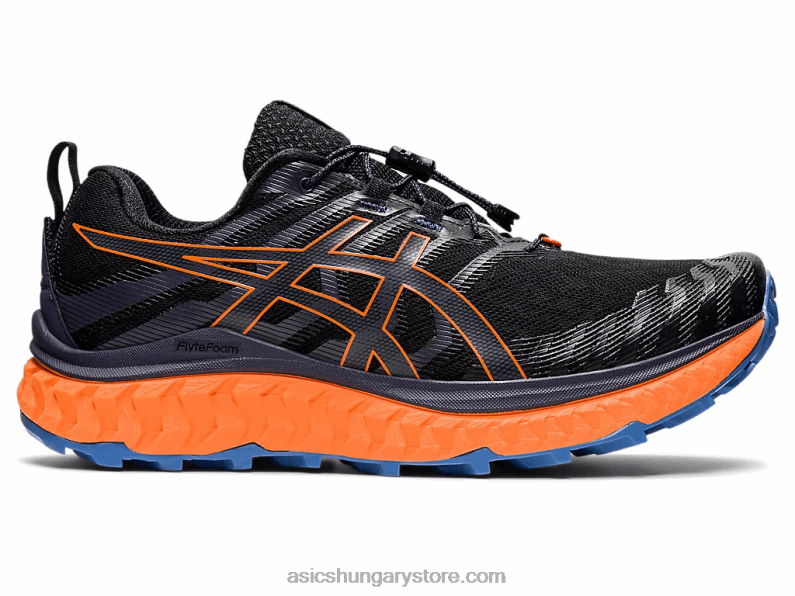 trabuco max Asics 0BNZ01485 fekete/sokkoló narancs