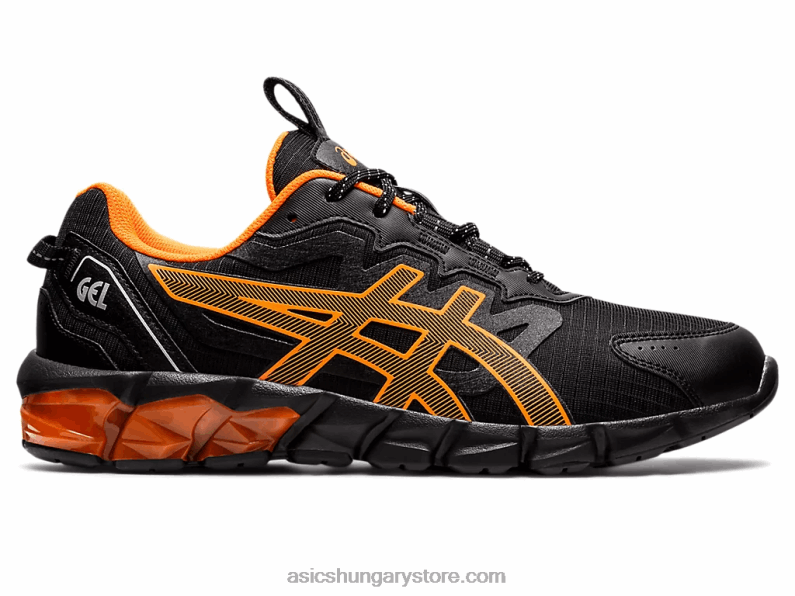 gél-quantum 90 Asics 0BNZ01603 fekete/sokkoló narancs