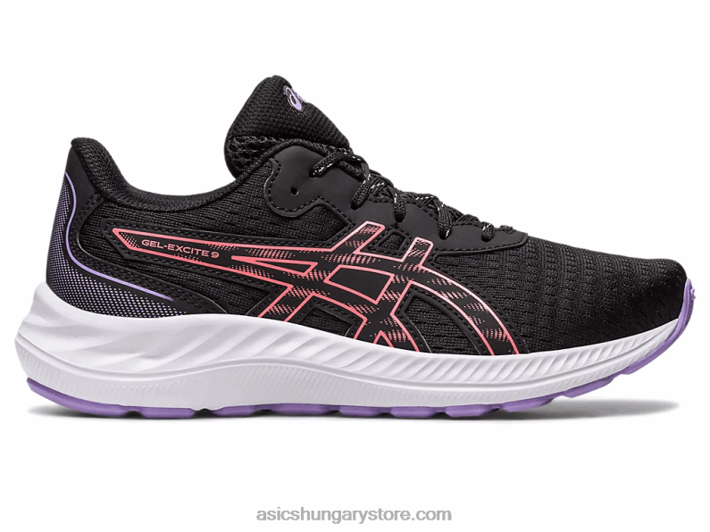 gel-excite 9 osztályos iskola Asics 0BNZ04302 fekete/papaya