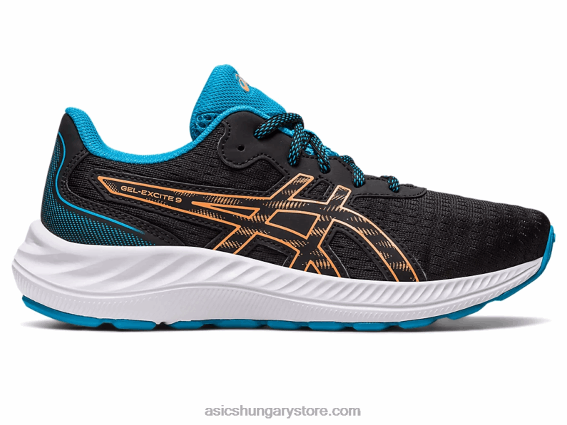 gel-excite 9 osztályos iskola Asics 0BNZ04307 fekete/napbarack