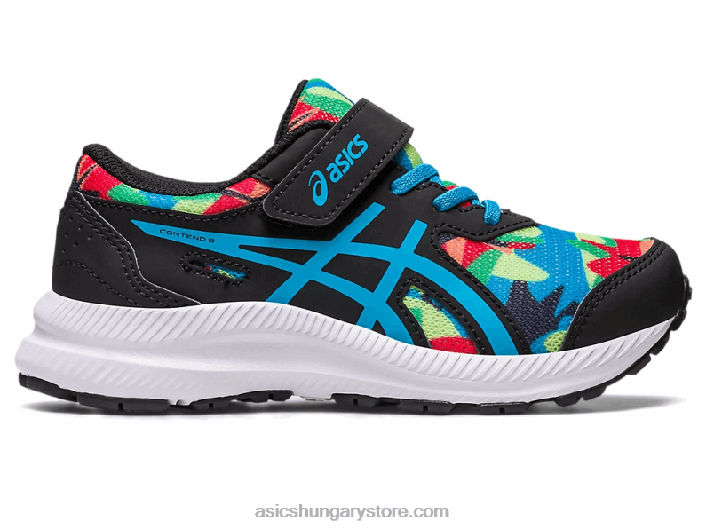 versengenek 8 óvodai Asics 0BNZ04247 fekete/szigetkék