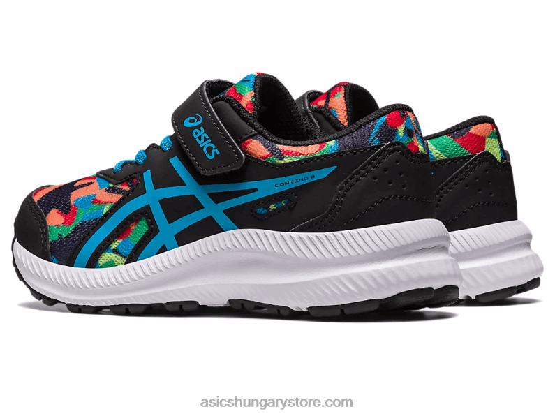 versengenek 8 óvodai Asics 0BNZ04247 fekete/szigetkék