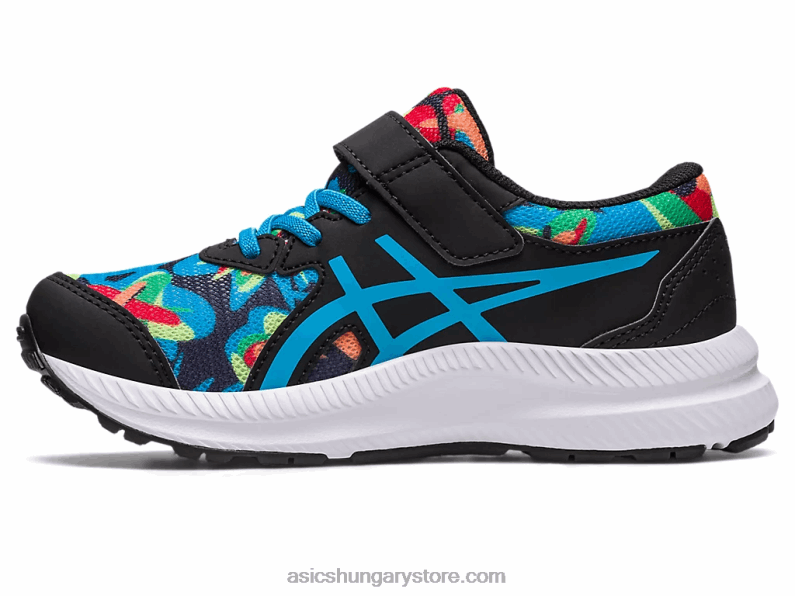 versengenek 8 óvodai Asics 0BNZ04247 fekete/szigetkék