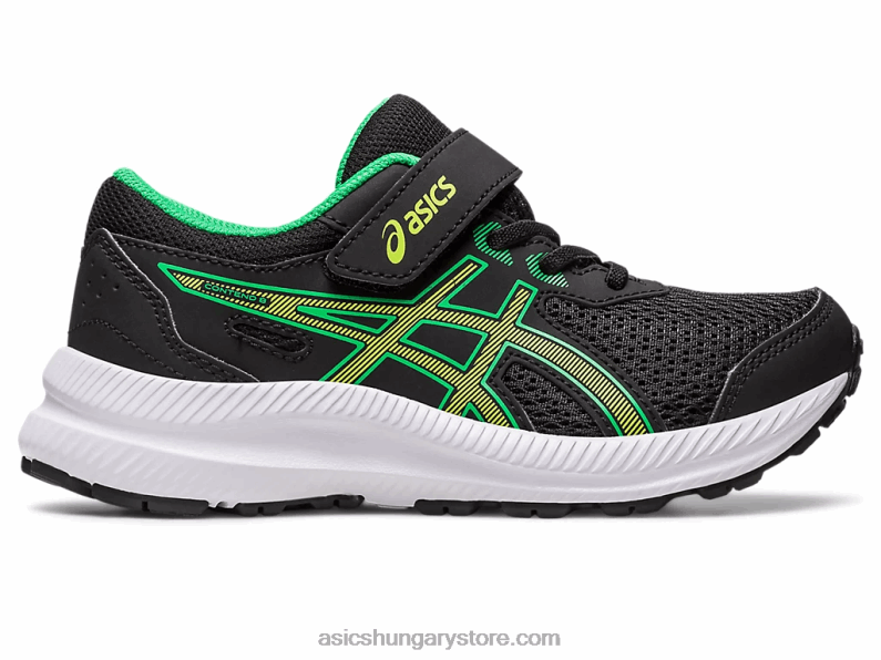 versengenek 8 óvodai Asics 0BNZ04243 fekete/lime héja