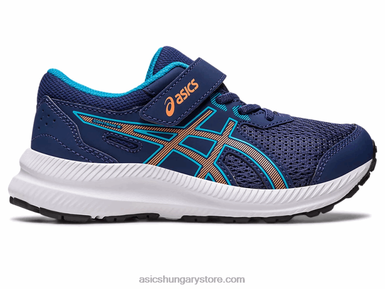 versengenek 8 óvodai Asics 0BNZ04252 indigókék/napbarack