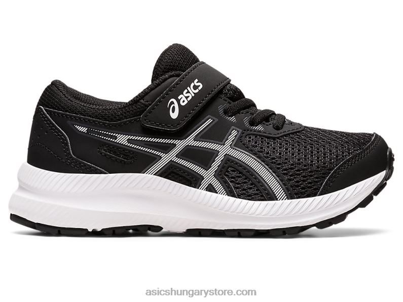 versengenek 8 óvodai Asics 0BNZ04330 fekete-fehér