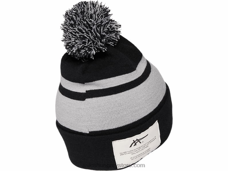 uniszex pom beanie Asics 0BNZ0789 fekete/lt szürke hanga