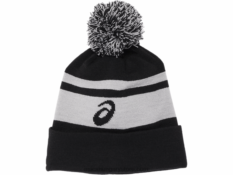 uniszex pom beanie Asics 0BNZ0789 fekete/lt szürke hanga