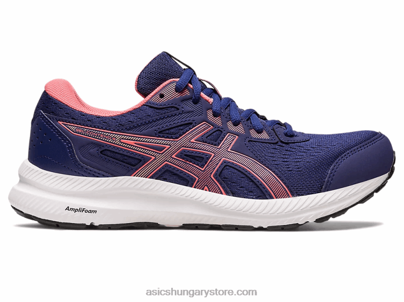 gél-content 8 Asics 0BNZ02443 indigókék/papaya