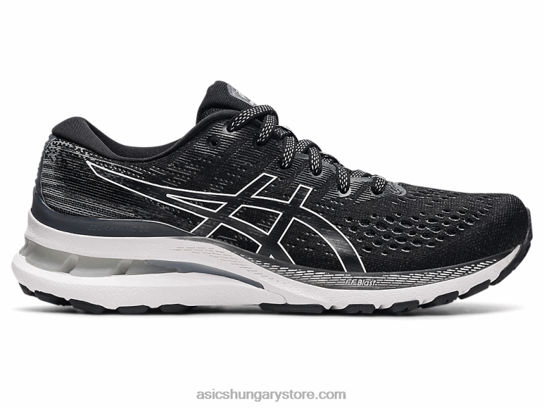 gél-kayano 28 keskeny Asics 0BNZ03866 fekete-fehér