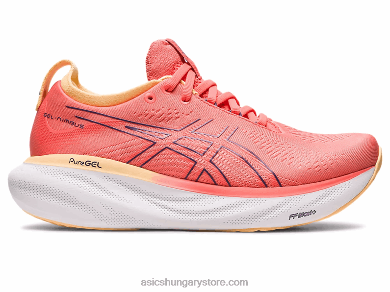 gél-nimbusz 25 Asics 0BNZ02149 papaya/poros lila