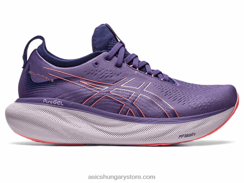 gél-nimbusz 25 Asics 0BNZ02372 poros lila/papaya