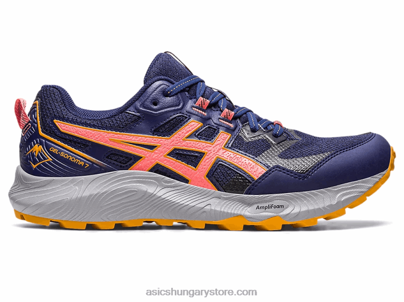 gél-sonoma 7 Asics 0BNZ02215 indigókék/papaya