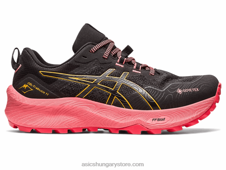 gél-trabuco 11 gtx Asics 0BNZ02185 fekete/homokvihar