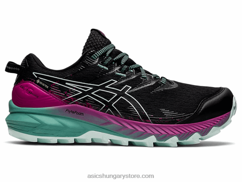 zselé-trabuco 10 gtx Asics 0BNZ03114 fekete/nyugtató tenger