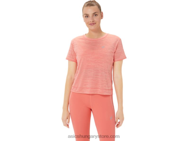 női verseny crop top Asics 0BNZ02238 papaya/guava