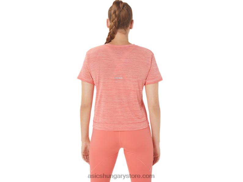 női verseny crop top Asics 0BNZ02238 papaya/guava