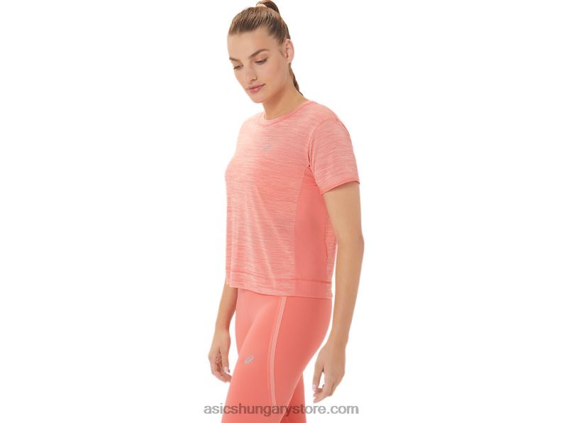 női verseny crop top Asics 0BNZ02238 papaya/guava