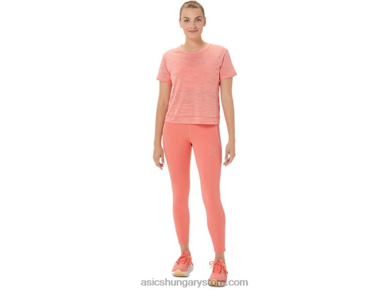 női verseny crop top Asics 0BNZ02238 papaya/guava