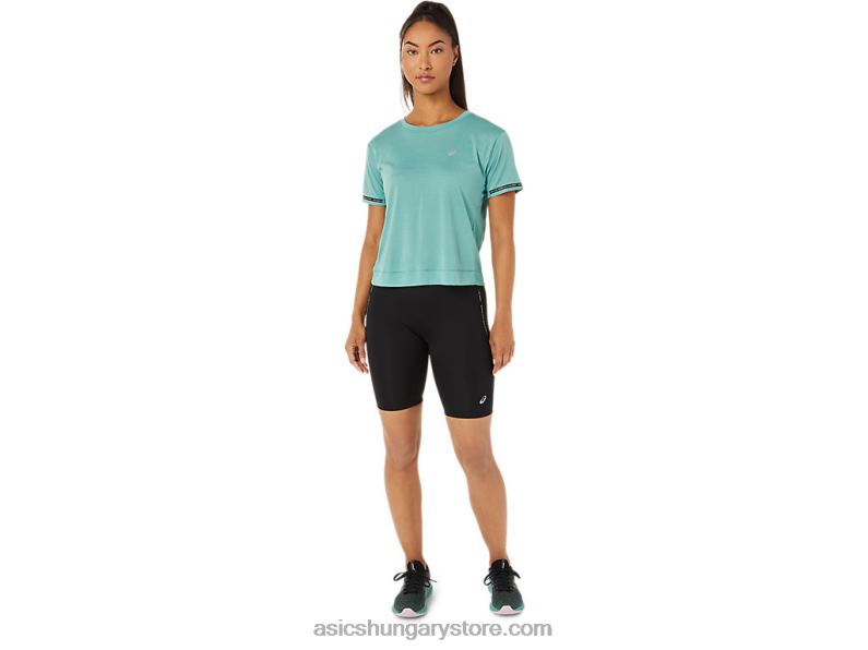 női verseny crop top Asics 0BNZ03254 zsálya