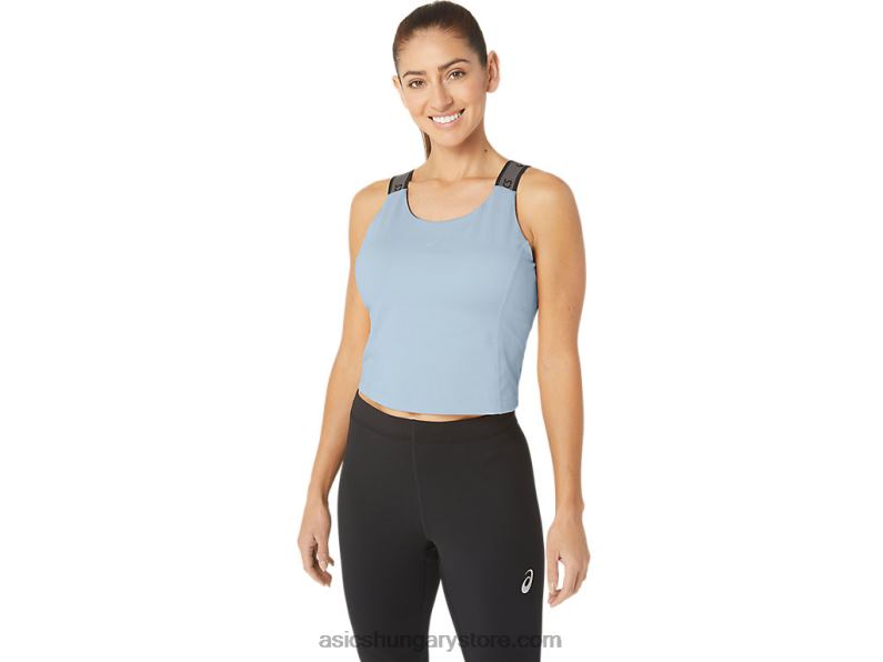 női fit szana vágott tank Asics 0BNZ02158 ég